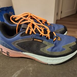 Under Armour Blue and Orange Running Shoes